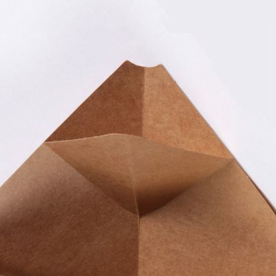 Pe는 후렌치후라이 종이 버릴 수 있는 원추형 컵 크라프트지 용지함을 소스로 코팅했습니다