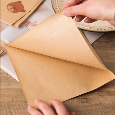13x13cm 그리스 증명 두배 개방 백 45gsm 종이 샌드위치 백 햄버거 포장지 주머니