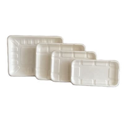 과일 사탕수수 버개스 펄프 결혼 야채 버릴 수 있는 고기 전자 레인지 안전한 트레이