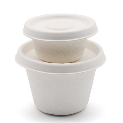 1 온스 2 온스 4 온스 종이는 LID 부분 컵과 버릴 수 있는 샐러드 그릇을 효력을 증대시킵니다