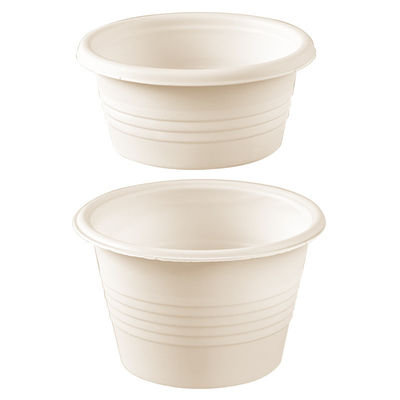소스 부분을 적응시키는 4OZ 버릴 수 있는 옥수수 녹말 식기류는 LID로 잔 모양으로 만듭니다