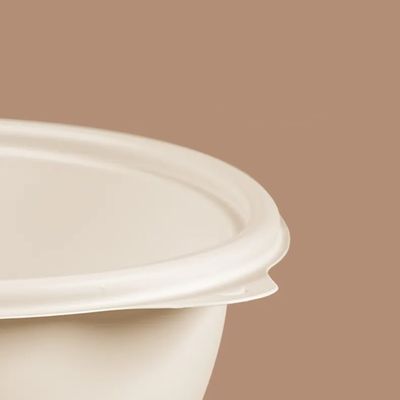 Lid와 800 밀리람베르트 1050 밀리람베르트 미생물에 의해 분해된 테이크 아웃 컨테이너 옥수수 녹말 과일 그릇