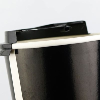 2.5 온스 맞춘 인쇄된 검은 일회용 커피 컵 8 온스 커피는 벽 컵을 선발합니다