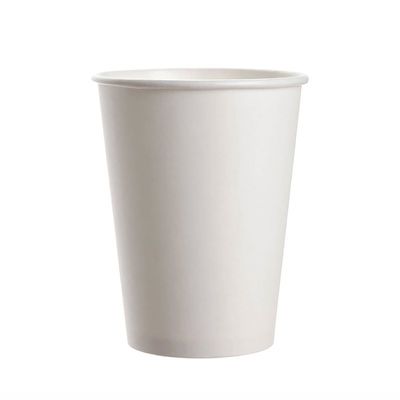 12OZ 300gsm 소다 냉각 음료 일회용 종이는 LID로 주스 백서 컵을 잔 모양으로 만듭니다